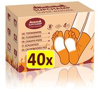 Supchamp Toe Warmers - 10 or 40 Pairs - Foot Warmers Adhesive Disposable - Heat Pads for Feet - Hand Feet Warmers for Women Men 8 Hours Safe Heat