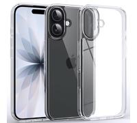 Supdeal Shockproof Clear Case for iPhone 17, [Not Yellowing] [10FT Military Drop Protection] Hard Clear Back Four Corner Airbags Drop Protection Phone Cover, 6.3 inch, Transparent