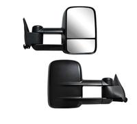 SUPDM Pair Tow Mirrors Compatible with 1988-2000 Chevy GMC C/K 1500 2500 3500 Suburban Yukon Manual Telescoping Side View Mirror Set
