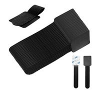 SUPEASY 20 Pack Under Desk Cable Management, Self-Adhesive Hook and Loop Cable Ties, Wire Organiser for Home Office & TV, Black