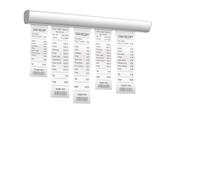 Supecesorio Ticket Holder, 30cm Tab Grabber, Aluminum Receipt Holder No Drill, Orders Bill Grabber Ticket Rail Rack Holder, for Walls Home Kitchen Food Office Cafes Pubs Bars Restaurant Refrigerator
