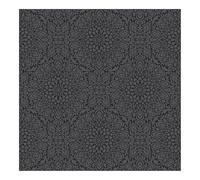 Supefresco Gyroscope Floral Geometric Charcoal Wallpaper