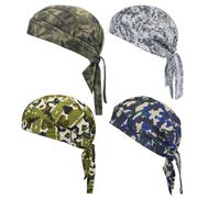Supeniu Doo Rags Beanie Hats Skull Caps Dew Rag Bandana Helmet Liner Motorcycle Cycling Cap Do Rag Headwrap for Men and Women, Hunting Camo, X-Small-3X-Large
