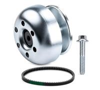 Super 30 Series Torque Converter Driver Clutch with mounting screw Compatible with 196/212/225cc Engine,3/4" Bore silver