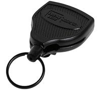 Super 48 Key-Bak Retractable Key Reel, 1 per Card, Black