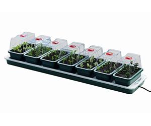 Super 7 Electric Propagator Self Heating Windowsill Propagator Lidded Seed Tray