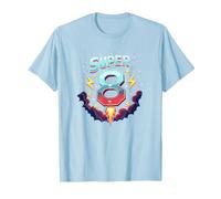 Super 8 Space Adventure Birthday Blast for Kids T-Shirt, Men, Baby Blue, XL