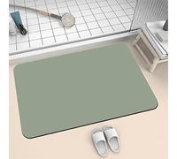 Super Absorbent Bath Mat Non Slip Quick Drying 60x90cm Washable Rug, Thin Soft Diatomite Carpet Bathmat, Floor Stone Bath Mats for Bathroom, Bathtub, Shower, Sink, Kitchen, Door Minimalist 6-311