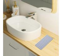 Super Absorbent Diatomaceous Earth Stone Drying Mat for Kitchen Counter and Bathroom Area Fast Evaporation Tray (A, One Size)