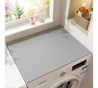 Super Absorbent Dish Drying Mat | Non-Slip Rubber Backing Kitchen Sink Mat | Stain-Resistant for Kitchen & Bathroom | Light Grey 50x50cm