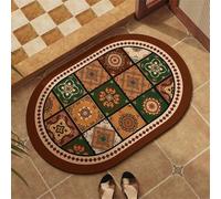 Super Absorbent Non-Slip Bath Mat - Thin Quick Dry Rubber Backed Shower Rug for Bathroom Floor, Machine Washable Bathroom Carpet Classic 100x160cm 5-1200