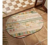 Super Absorbent Non-Slip Bath Mat - Thin Quick Dry Rubber Backed Shower Rug for Bathroom Floor, Machine Washable Bathroom Carpet Modern 60x90cm 5-834