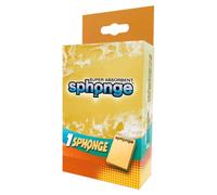 Super Absorbent Sponge By SPh2ONGE (Yellow) | Multi-Purpose | Designed to Hold 10x its Weight in Liquid | Re-usable | Perfect All Around Your Home | Effective on Every Surface | Drip-Free and Durable