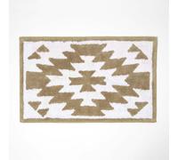 Super Absorbent Traditional KILIM Design Tufted Cotton Non Slip Bath Mat