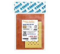 Super Assilex Flexible Sanding Sheets Job-PAK, Brown K-240, U191-2517, 4 Sheets + 1 Hard M Hand Pad for Half Sheets