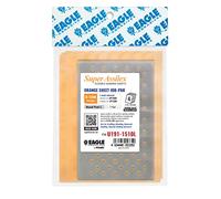 Super Assilex Flexible Sanding Sheets Job-PAK, Orange K-1200, U191-1510L, 4 Sheets + 1 L Hand Pad for Full Sheets