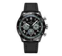 Super AVI B04 Chronograph GMT Mosquito Night Fighter 46mm Mens Watch Black