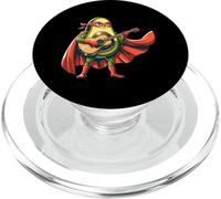Super Avocado Hero With Guitar Music Funny Food PopSockets PopGrip for MagSafe