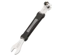 Super B Bike Pedal Wrench 15mm & 14/15mm Socket Tool - Heavy Duty Bicycle Crank & Pedal Removal Tool, Easy Pedal Install & Removal for MTB Road Bike E-Bike TB-MW50