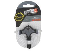 SUPER-B T-wrench chainring nut wrench Torx 40 hex 6 mm - Black