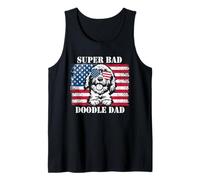 Super Bad Doodle Dad golden doodle labradoodle funny dog Dad Tank Top