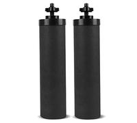 SUPER.BDACC Black Replacement Water Filter,Replacement for Berkey® BB9-2® Filters System,Compatible with Berkey® Gravity Countertop Purification Elements,Pack of 2