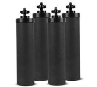 SUPER.BDACC Water Filter Replacement for Berkey® BB9-2® Gravity System | Compatible with Berkey® BB9-2® Gravity Black Carbon Water Filter Elements,Capacity 6,000 Gallons,Pack of 4