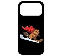 Super Beaver Snowboard Hero Mountain Snow Rider Case for iPhone 17 Pro Max