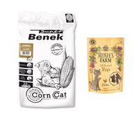 Super Benek Corn Golden Cat Litter - 35l (approx. 22kg)