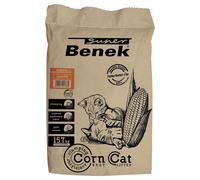 Super Benek Corn Natural Clumping Cat Litter - 25l (approx. 15.7kg)