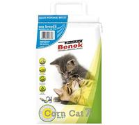 Super Benek Incredibly Efficient Odour Neutralisation Corn Cat Sea Breeze Clumping Litter 3 x 7 Litres
