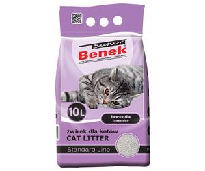 Super Benek Lavender Cat Litter - 10l (approx. 8kg)