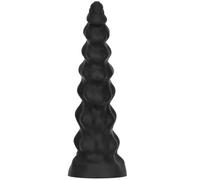 Super Big Butt Plug Large Huge Butt Plug 2.87" Diameter Extra Wide Silicone Girth Anal Dildo Huge Thick Anal Dildos Giant Anal Plug Dilator Sex Toy with Strong Suction Cup for Couple Men Gay L
