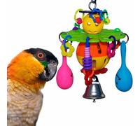 Super Bird Creations SB1132 Maraca Blast Bird Toy, Medium Bird Size, 6.5 x 4"