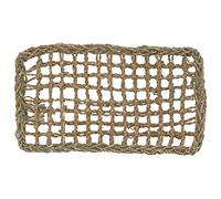 Super Bird Creations SB50007 Seagrass Mat for Cage Decor, Pet Enrichment and Boredom Relief - Versatile Toy-Making Base - Ideal for Parrots - Small to Large Birds & Reptiles - 7"x12" (1 Pack)