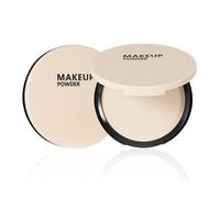 Super-Blendable Setting Powder,Matte Pressed Powder with Mirror,Long Lasting Face Powder Compact,Natural Looking & Waterproof,Makeup for Women,Matte Finish & Oil Absorbing,Light Medium for Skin