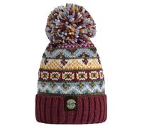 Super Bobble SuperBobble Claret & Blue Fairisle Reflective Beanie