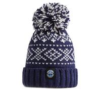 Super Bobble SuperBobble Navy Nordic Knit Reflective Beanie