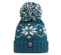 Super Bobble SuperBobble Teal Flora Nordic Knit Reflective Beanie
