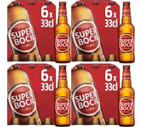 Super Bock Portuguese Beer/Cerveja com Álcool - 24x33cl (5.2% ABV)
