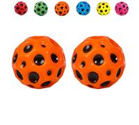 Super Bouncy Space Ball Toy,Moon Ball for Office Stress Relief - Soft Sensory Balls for Desk Fidgeting,Bouncy Balls for Hand-Eye Coordination (D)