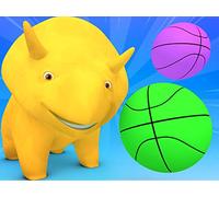 Super Bowl - Learning numbers with American Footballs/ NBA - Learning about colors ! / Animal Body Parts / Learn public safety rules with Dino & Dina by playing Keeping Safe