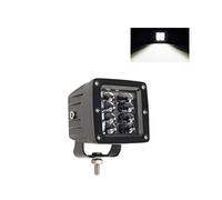Super Bright 3" LED Cubes 40W Flood LED Work Light Bar DRL Flush Mount Pods Offroad 4X4 for Boat SUV ATV Truck Fog Lamp - Headlight lamp(9D 40W 1PCS)