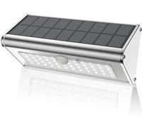 Super Bright 48 LED 1100 Lumens Max Wireless Water Proof Solar Lights Outdoor Radar Motion Sensor Light Aluminum Housing for Outdoor Security Yard Driveway Garage Wall Light1 Pack (New Upgrade 2018)