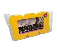 Super Bright: Car Care, Car Wash, Window Cleaning (3 x jumbo car sponges)