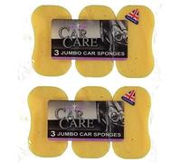 Super Bright: Car Care, Window Cleaning (3 x Jumbo Sponges), 2 Pack