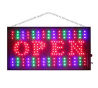 Super Bright Flashing LED Open Shop Sign Neon Display Window Lights (Regular)