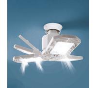 Super Bright Multi-Directional LED Light - 3000 Lumens Adjustable Garage, Loft & Workshop Lighting Energy Efficient Screw & Bayonet Fitting