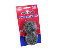 Super Bright Spiral Scourer 2Pk One Colour (One Size)