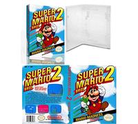 Super Bros.2 NES Replacement Universal Game Case Box + Cover Art Work Only